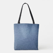 James Intveld Blue Denim Tote Bag Tasche (Rückseite)