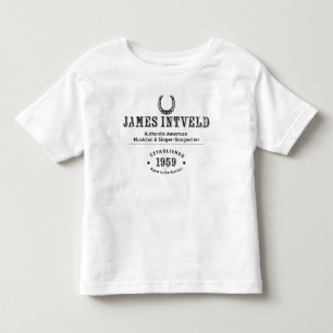 James Intveld Horseshoe Est. 1959 Kleinkind T-shirt