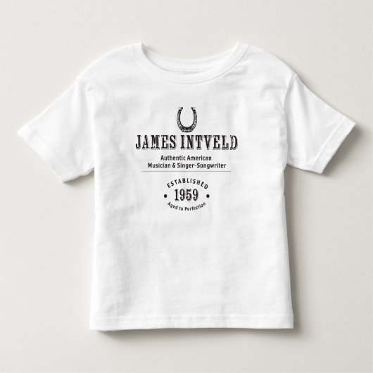 James Intveld Horseshoe Est. 1959 Kleinkind T-shirt (Vorderseite)