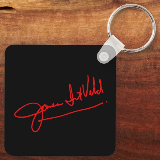 James Intveld Photo with Autograph Schlüsselanhänger (Rückseite)
