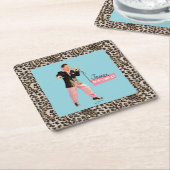 James Intveld Rockabilly Coasters Rechteckiger Pappuntersetzer (angewinkelt)