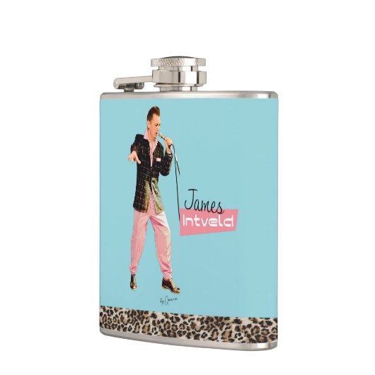 James Intveld Rockabilly Flask Flachmann (Links)