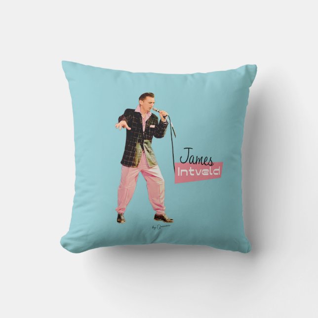 James Intveld Rockabilly Kissen  (Vorderseite)