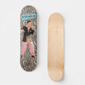 James Intveld Rockabilly Leopard Skateboard (Vorderseite)