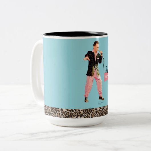 James Intveld Rockabilly Mug Zweifarbige Tasse (Vorderseite Links)