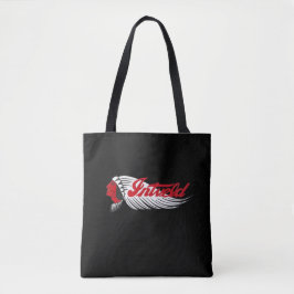 James Intveld Vintage Motorrad Logo Schwarz Tasche