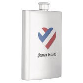 James Intveld with Netherlands Heart Flag Flachmann (Rechts)