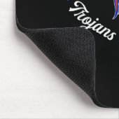 James Island Charter Trojans Logo Halbherz Sloga Mousepad (Ecke)