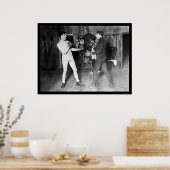 James J. Corbett Boxing 1905 Poster (Küche)