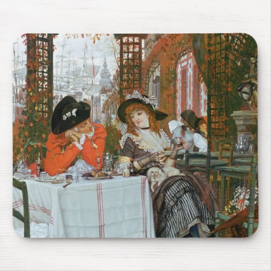 James Jacques Joseph Tissot | ein Mittagessen Mousepad (Vorne)
