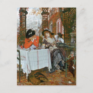 James Jacques Joseph Tissot   Ein Mittagessen Postkarte