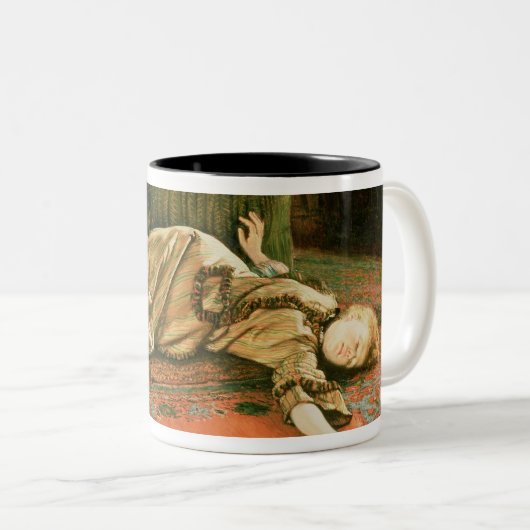 James Jacques Joseph Tissot | verlassen Zweifarbige Tasse (VorderseiteRechts)
