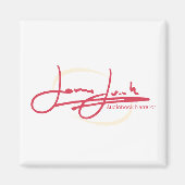James Joseph Square Magnet Red/Gold (Vorne)