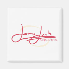 James Joseph Square Magnet Red/Gold
