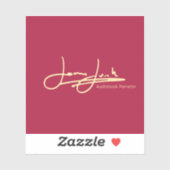 James Joseph Vinyl sticker (Blatt)