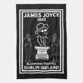 James Joyce Dublin Irland Geschirrtuch (Vertikal)