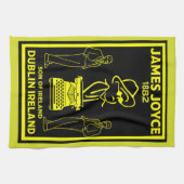 James Joyce Dublin Irland Geschirrtuch (Horizontal)