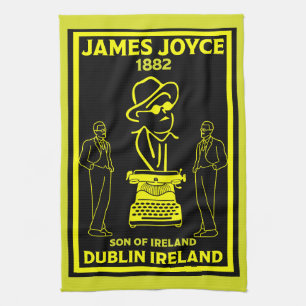 James Joyce Dublin Irland Geschirrtuch