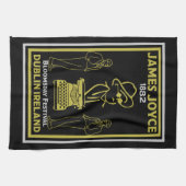 James Joyce Dublin Irland Geschirrtuch (Horizontal)