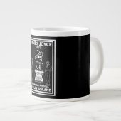 James Joyce Dublin Irland Jumbo-Tasse (Vorderseite Rechts)