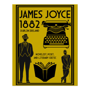 James Joyce Dublin Irland Poster
