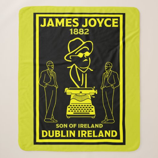 James Joyce Dublin Irland Sherpadecke (Vorderseite)