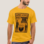 James Joyce Dublin Irland T-Shirt (Vorderseite)