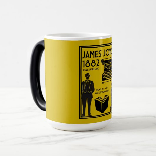 James Joyce Dublin Irland Verwandlungstasse (Vorderseite Links)