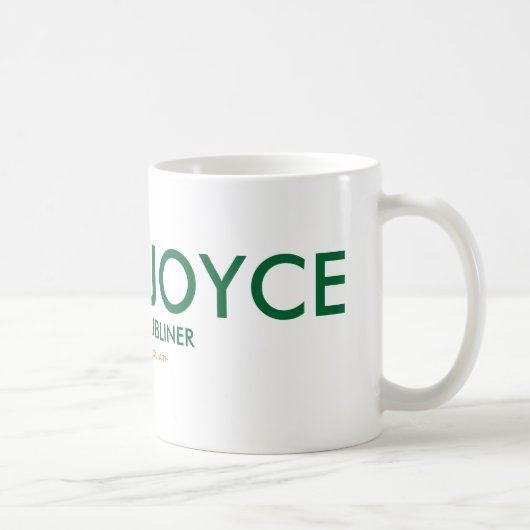 James Joyce Dubliner-Tasse Kaffeetasse (Rechts)