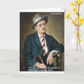 James Joyce "Fehler/Portale" Kostenvoranschläge un Karte (Gelbe Blume)
