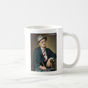James Joyce "Fehler/Portals" Kostenvoranschläge un Kaffeetasse