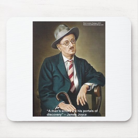James Joyce "Fehler/Portals" Kostenvoranschläge un Mousepad (Vorne)