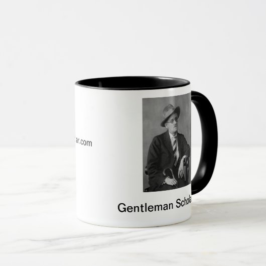 James Joyce - Herr-Gelehrt-Tasse Tasse (VorderseiteRechts)