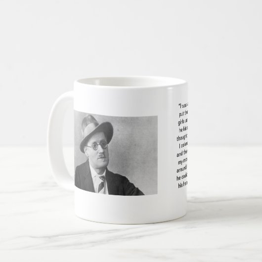 James Joyce Kaffeetasse (Vorderseite Links)