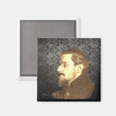 James Joyce Magnet (Vorderseite/Rückseite)