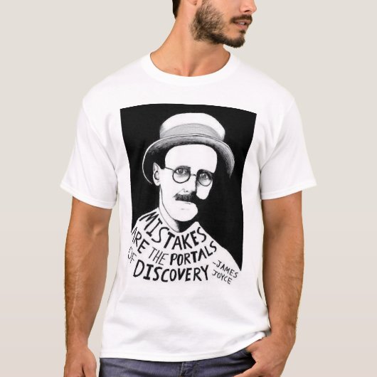 James Joyce Mistakes sind die Portale der Entdecku T-Shirt (Vorderseite)