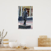 James Joyce Statue, Dublin Irland Poster (Küche)