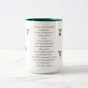 James Joyce Zitat Zweifarbige Tasse