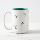 James Joyce Zitat Zweifarbige Tasse (Links)