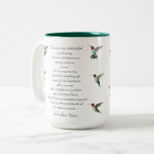 James Joyce Zitat Zweifarbige Tasse (Vorderseite Links)