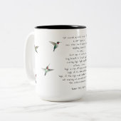 James Joyce Zitat Zweifarbige Tasse (Vorderseite Links)
