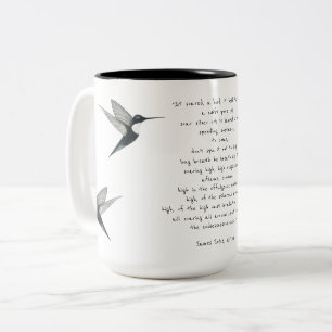 James Joyce Zitat Zweifarbige Tasse