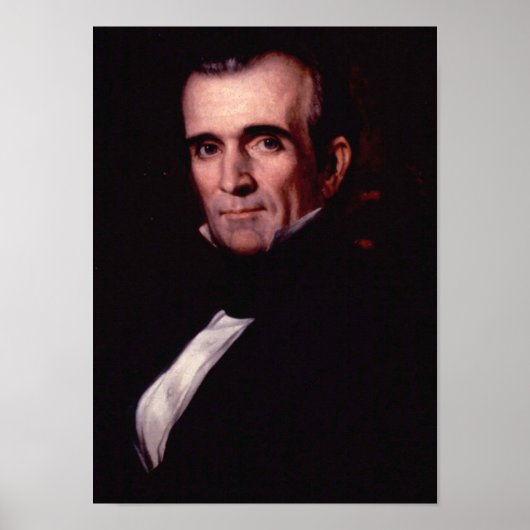 James K. Polk 11. US-Präsident Poster (Vorne)