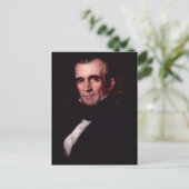 James K. Polk 11. US-Präsident Postkarte (Stehend Vorderseite)