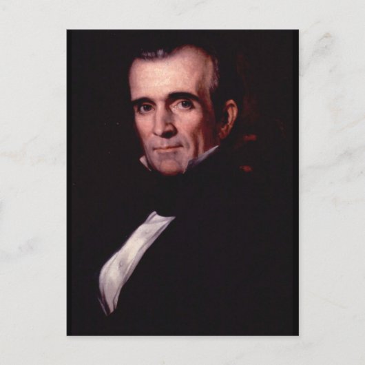 James K. Polk 11. US-Präsident Postkarte (Vorderseite)