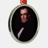 James K. Polk 11. US-Präsident Silbernes Ornament (Rechts)