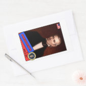 James K. Polk Baseball Card Rechteckiger Aufkleber (Umschlag)
