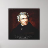 James K Polk Foreign Power Zitat Canvas Print Leinwanddruck (Vorderseite)