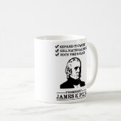James K Polk Kaffeetasse (VorderseiteRechts)
