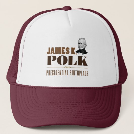 James K. Polk Profile Cap Truckerkappe (Vorderseite)